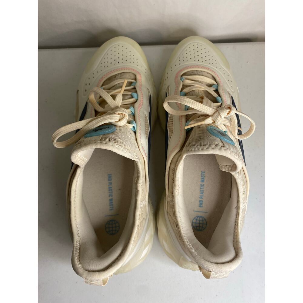 Mens Adidas Web Boost Running Shoes Sneakers Off White Blue Athletic Size 11 - Picture 8 of 16